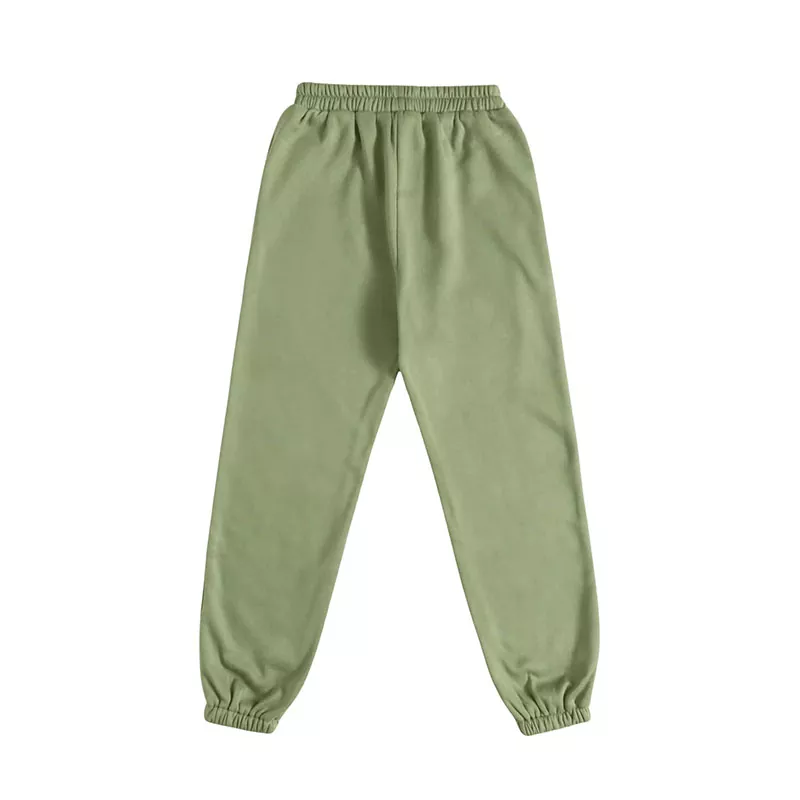 Mataas na sweatpants ng baywang