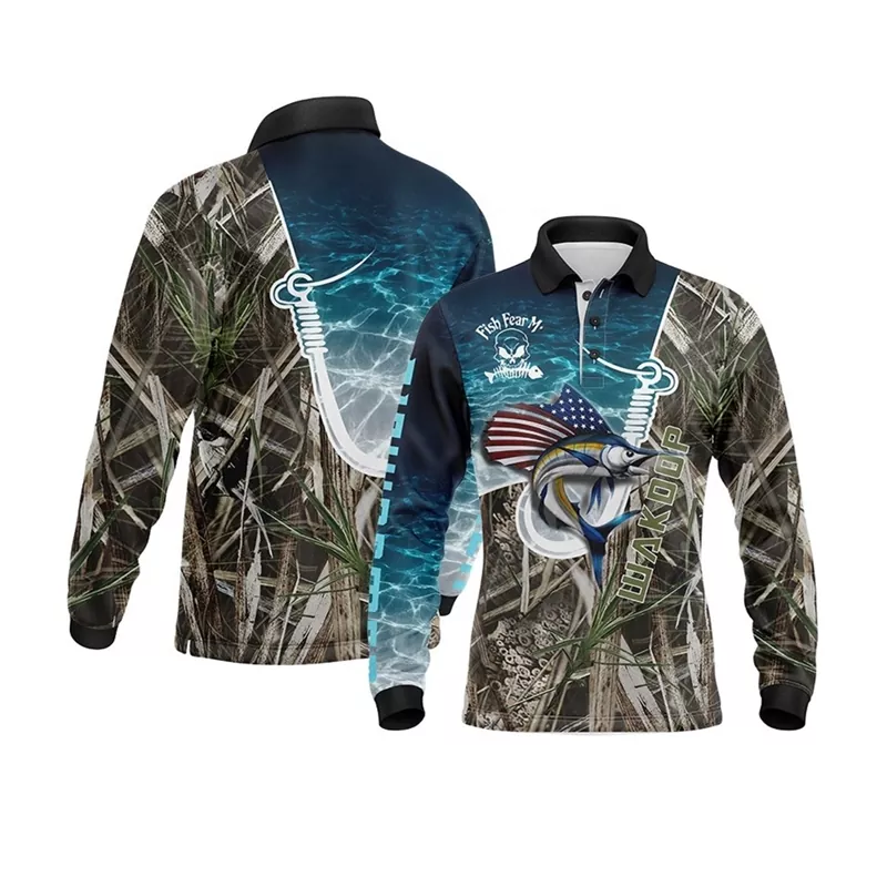 Mga Sublimated Fishing Shirt