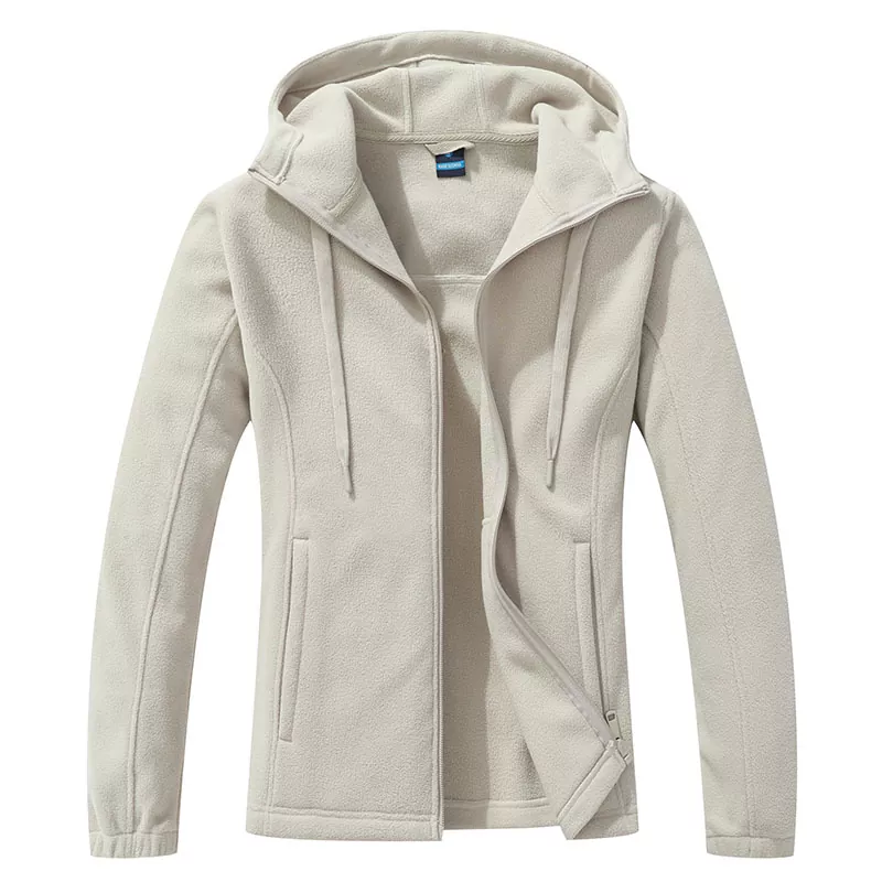 Babae buong zip fleece jacket